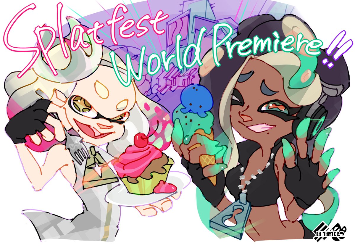 スプラトゥーン2 の海外フェス ケーキ Vs アイスクリーム の