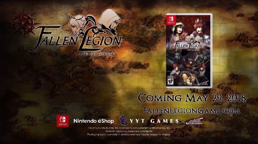 Switch向けrpg Fallen Legion Rise To Glory の海外発売日が決定 北米で5月29日に 欧州で6月1日にリリース