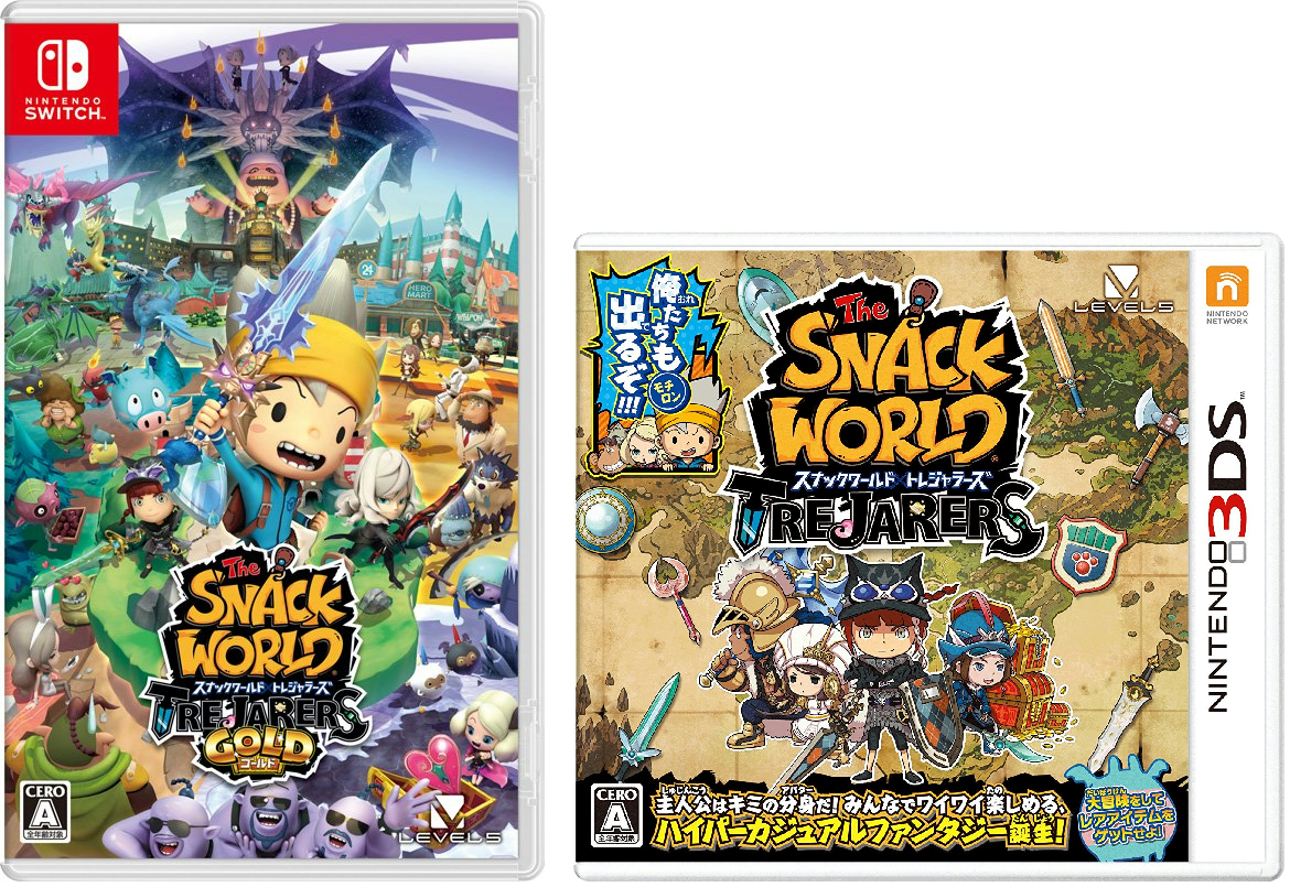 スナックワールド トレジャラーズ ゴールド にアニメ スナックワールド の第1話 4話が収録されることが決定 Nintendo Switch 情報ブログ