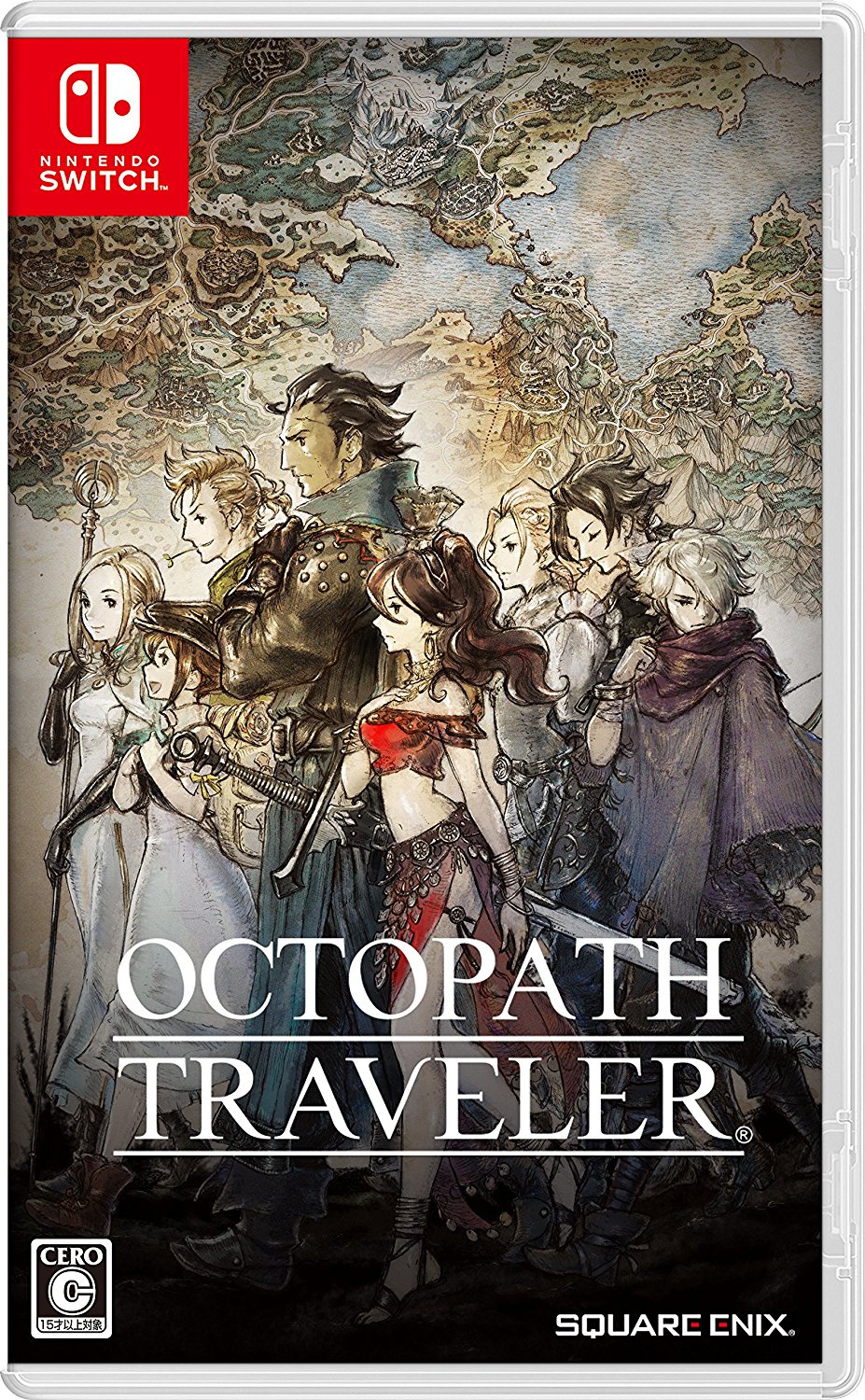 OCTOPATH TRAVELER (オクトパス トラベラー)』のパッケージデザインが公開！ Nintendo Switch 情報ブログ
