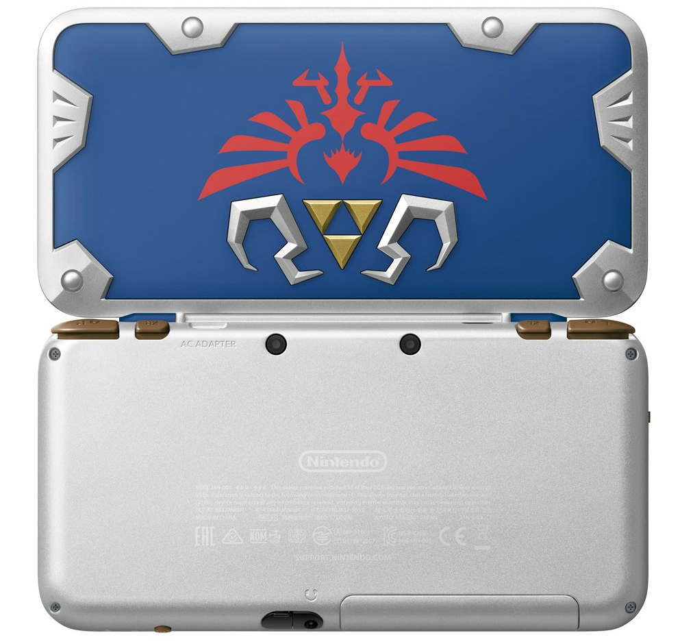 ハイラルの盾をイメージした2DS『New Nintendo 2DS XL Hylian Shield 
