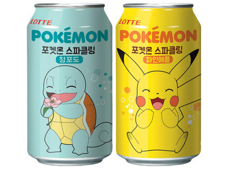 韓国のロッテ七星飲料が ポケモンソーダ スパークリング ピカチュウのパイナップル味 ゼニガメの青ブドウ味を発売 Nintendo Switch 情報ブログ 非公式