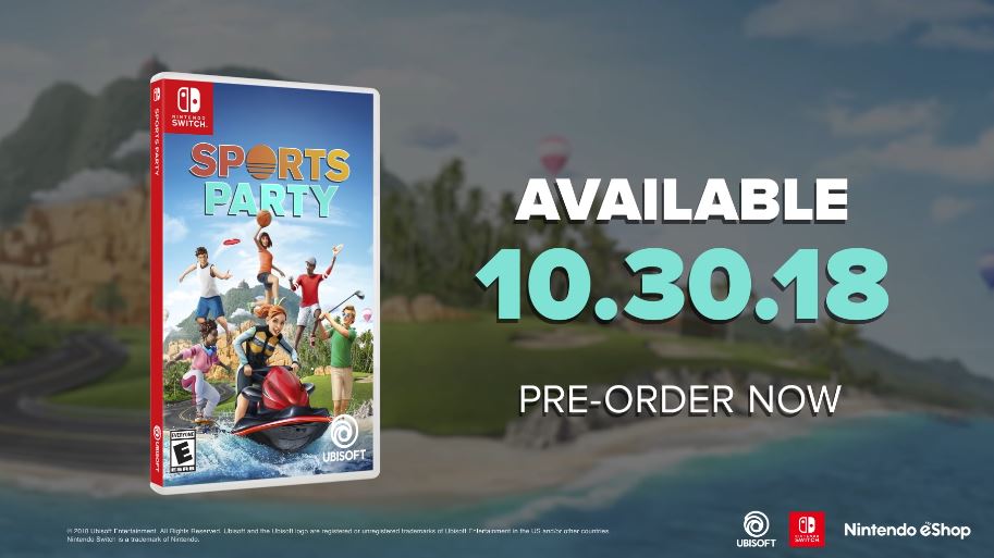 Switch版『Sports Party』が海外向けとして2018年10月30日に発売決定！6つの競技を収録したパーティスポーツゲーム | Nintendo  Switch 情報ブログ