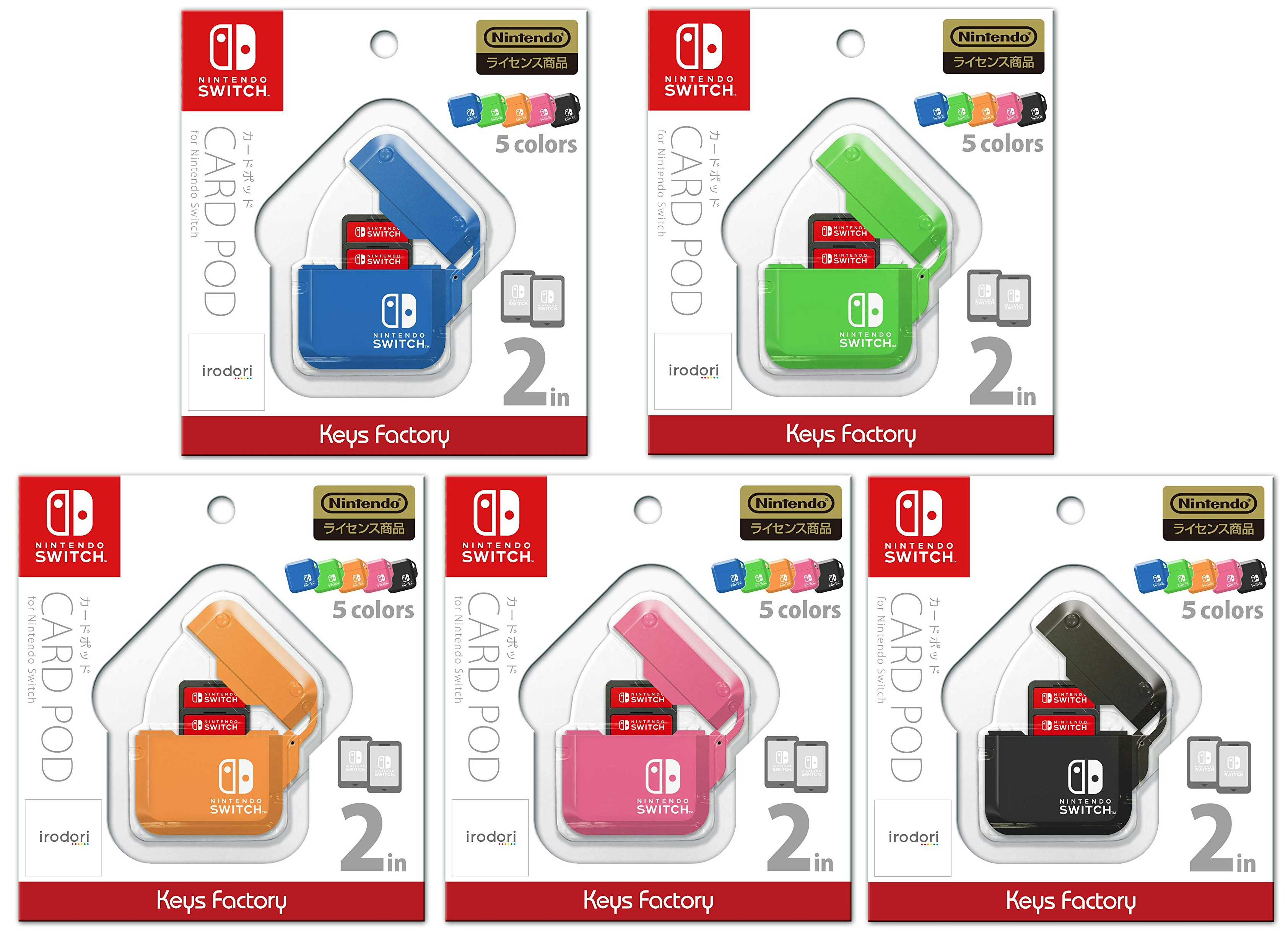 キーズファクトリーから Card Pod For Nintendo Switch が19年5月に発売決定
