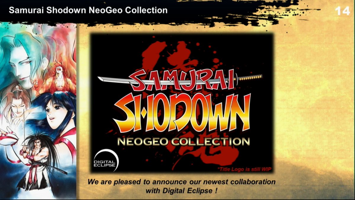 サムスピ シリーズ6作品を収録した Samurai Shodown Neogeo Collection がps4 Xbox One Switch Pc向けとして発売決定 Samurai Spirits の新キャラも