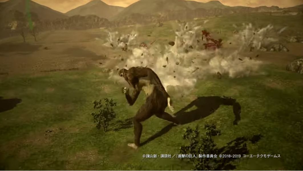 PS4＆Switch＆PC用ソフト『進撃の巨人2 -Final Battle-』のアクション