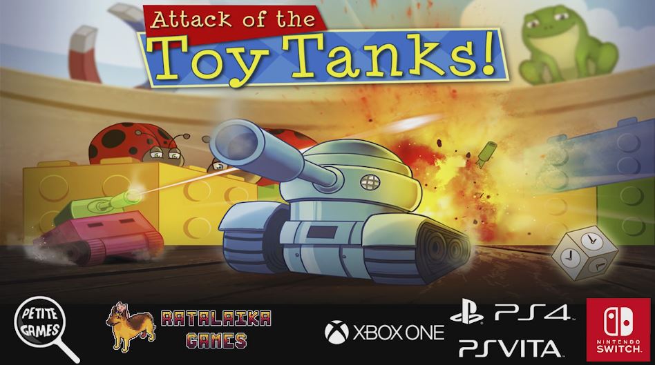 コンソール版 Attack Of The Toy Tanks が海外向けとして19年6月28日に配信決定 おもちゃ戦車によるアクションゲーム