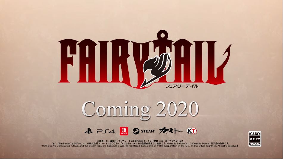 Ps4 Switch Steam用ソフト Fairy Tail が年に発売決定 人気漫画を題材とした魔法 ギルド Rpg