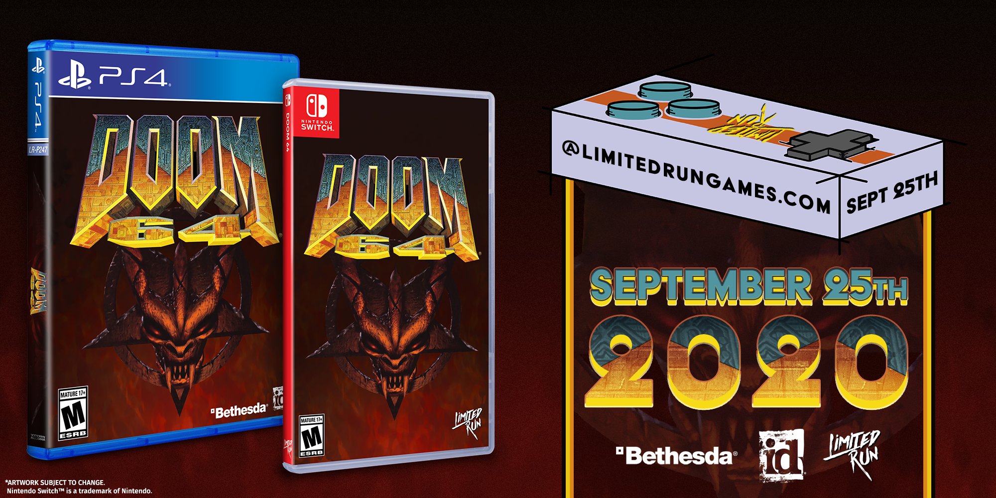 PS4＆Switch版『DOOM 64』のパッケージ版がLimited Run Gamesにて9月25 