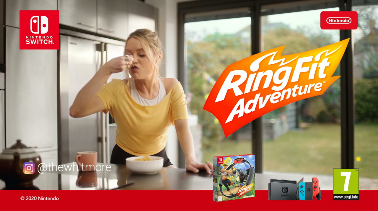 リングフィット アドベンチャー の新しいcm Laura Whitmore Gets Moving With Ring Fit Adventure が任天堂ヨーロッパから公開 Nintendo Switch 情報ブログ 非公式