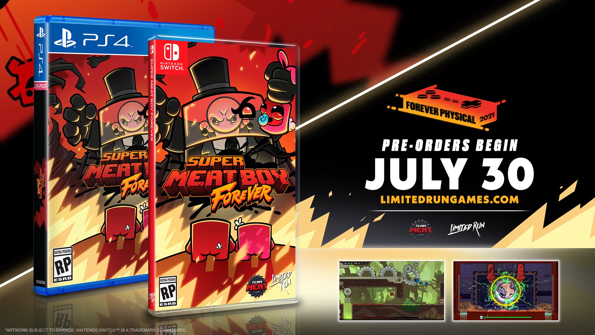 Limited Run Gamesが『Super Meat Boy』と『Super Meat Boy Forever ...
