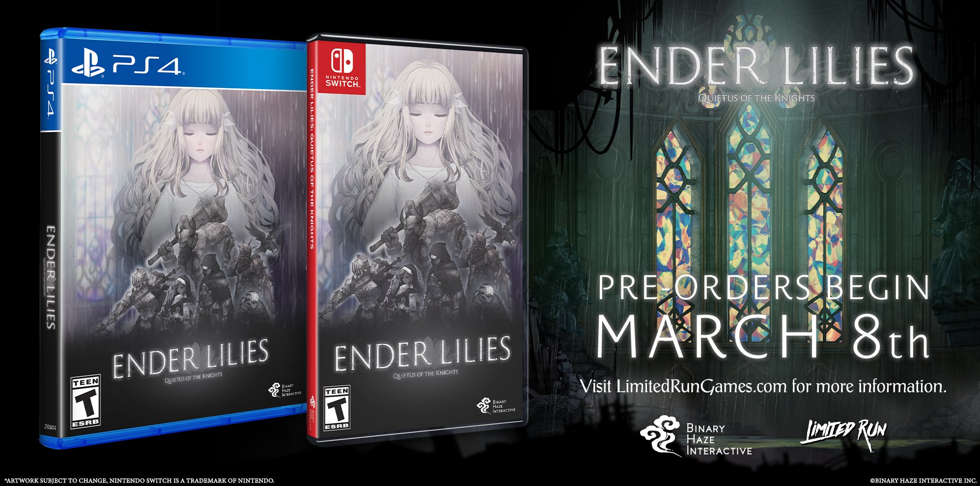 Limited Run Gamesがパッケージ版『ENDER LILIES: Quietus of the