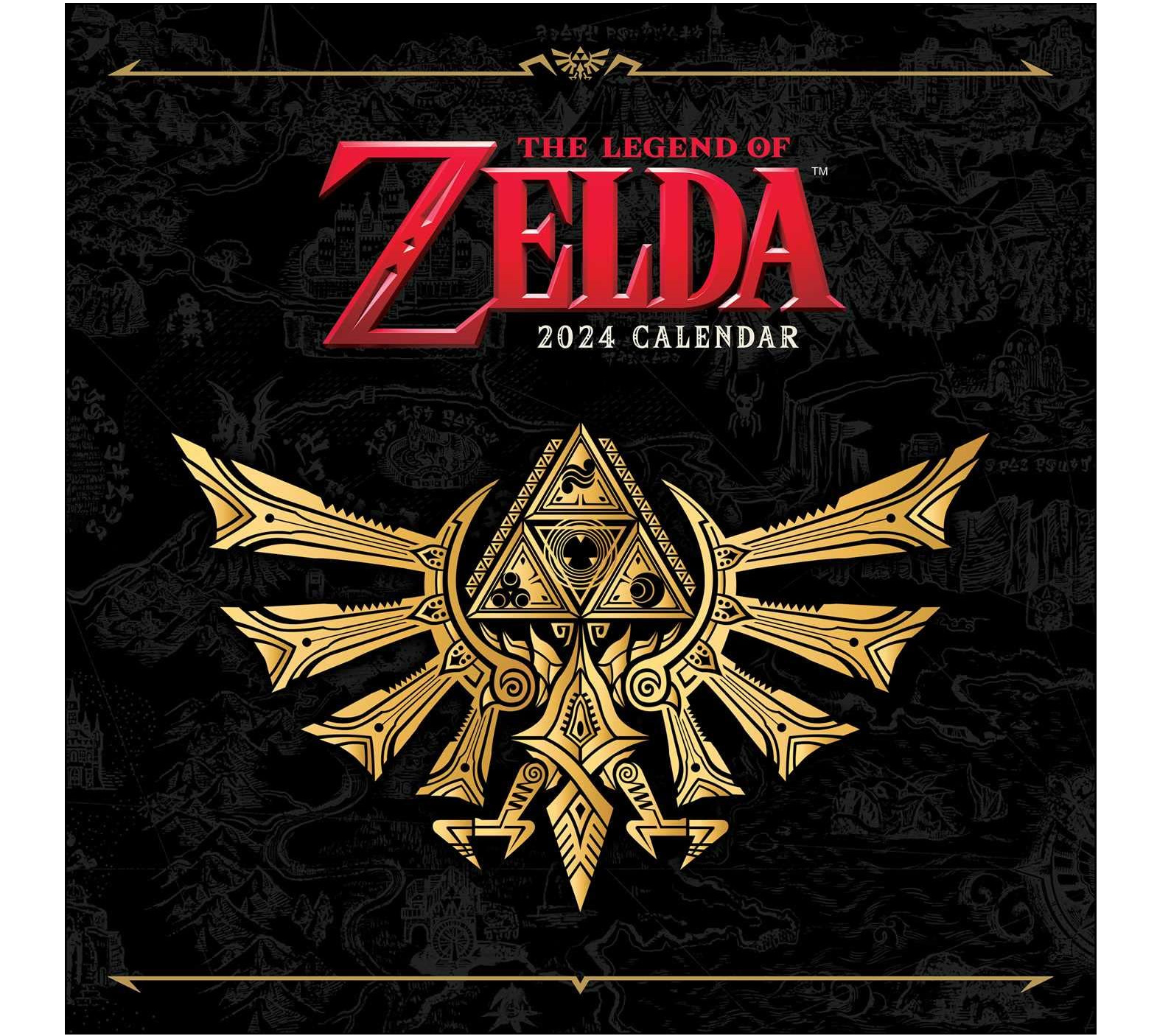 『Legend of Zelda 2024 Wall Calendar』が海外向けに2023年9月頃に発売！ Nintendo