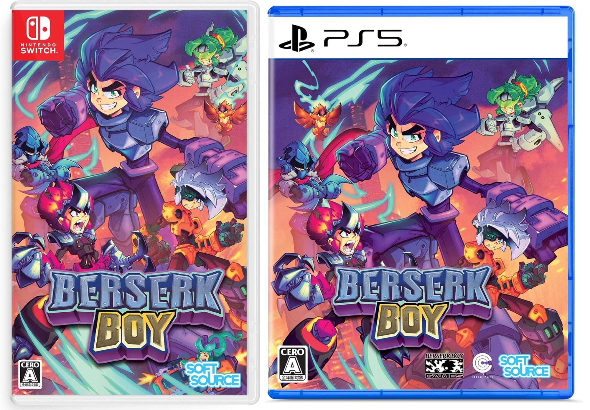 Switch＆PS5パッケージ版『Berserk Boy』が2025年12月25日に発売